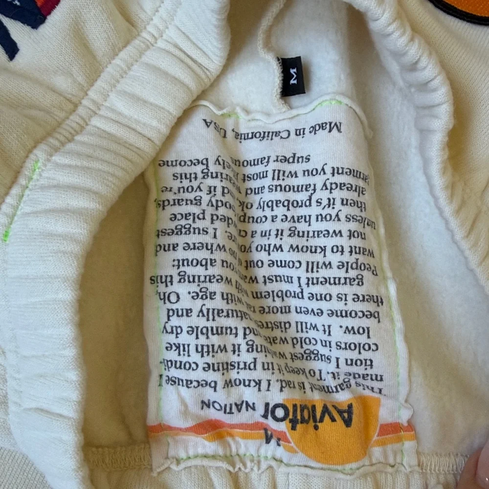 Aviator Nation matching set. NWOT joggers and crew neck sweatshirt. - Picture 11 of 11